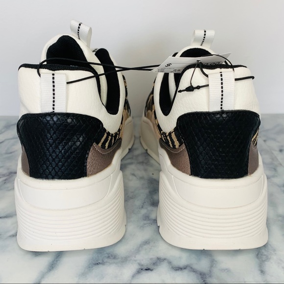 H&M Chunky Animal Print Sneakers 8.5 - Picture 8 of 12
